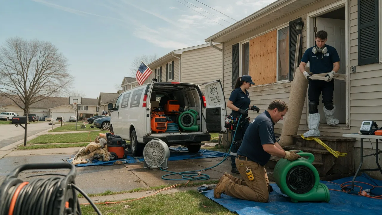 Water Damage Restoration in Fostoria, MI near me